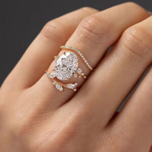 7a1e990a-d4d9-40c5-98bd-9142c88256e5.jpg Zircon Ring Set Goose Egg-shaped Cut Ring For Women