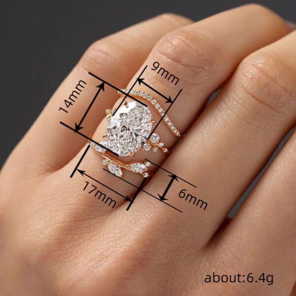 8d72146b-4f71-4c2a-9e64-286104942345.jpg Zircon Ring Set Goose Egg-shaped Cut Ring For Women