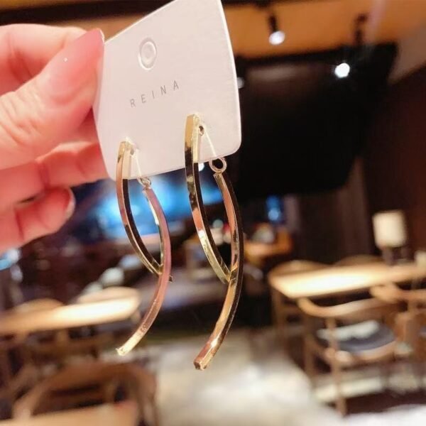 10a74c36-79cc-42f3-b63e-d4dad1e18640.jpg Fashion Minimalist Cross Line Tassel Earrings For Women