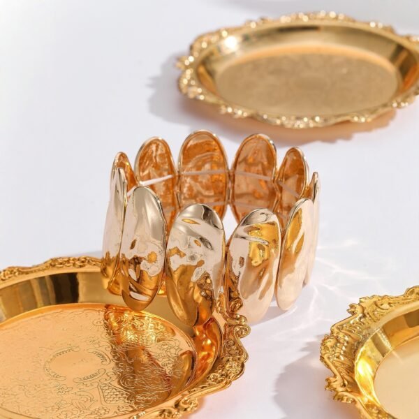 Autumn And Winter Exaggerated Elliptical Bracelet