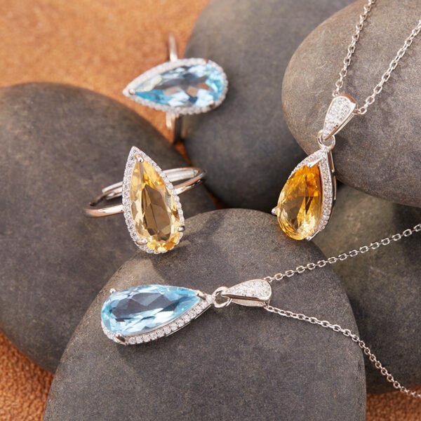 1caf91d0-b70b-42ff-b82f-19d52344ec3b.jpg Women's Natural Topaz Citrine Necklace Set