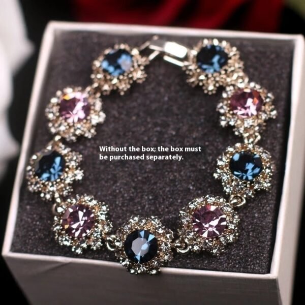 Super Flash Rhinestone Vintage Bracelet Women's Korean