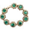 Super Flash Rhinestone Vintage Bracelet Women's Korean