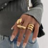 Hip Hop Style Women's Ring Set
