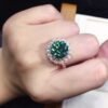 Luxury Open-Back Ring With Fire Opals