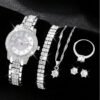 Women's Cornucopia Diamond-embedded Watch Set Popular