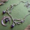 New Fashion Withered Branch Moon Necklace For Women