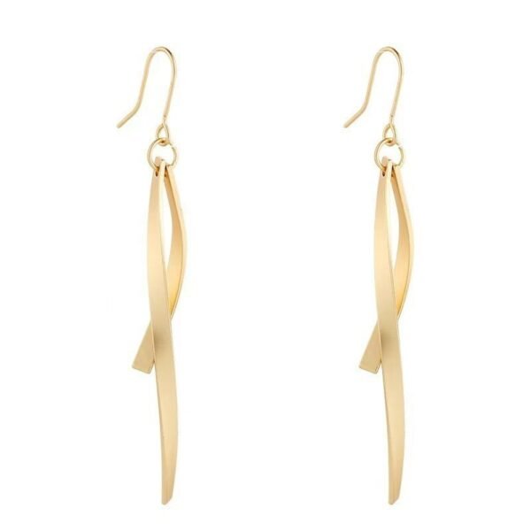 66262a7a-0685-4603-829b-21e64178b61d.jpg Fashion Minimalist Cross Line Tassel Earrings For Women