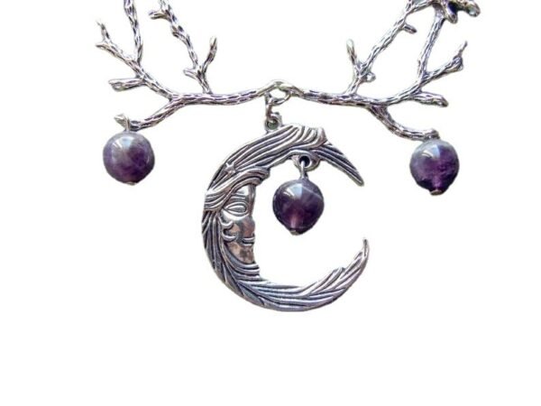 New Fashion Withered Branch Moon Necklace For Women