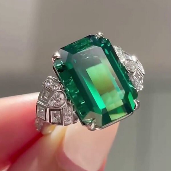 Fashionable Luxury Bold Ring - Retro Versatile Elegant Jewelry Ring, Geometric Noble High-End Ring_Auragemd