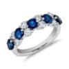 Korean-Style INS Trendy Light Luxury Design Niche Lava Klein Blue Block Couples Ring for Men and Women_Auragemd