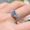Gentle Princess Fairy-Style Ring for Women - Bowknot Geometric Design Jewelry, Elegant Sweet Light Luxury Style_Auragemd