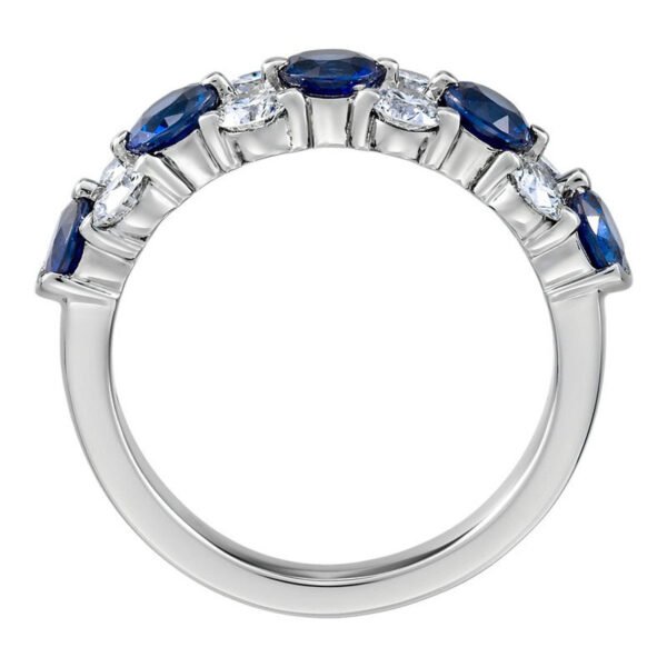 Korean-Style INS Trendy Light Luxury Design Niche Lava Klein Blue Block Couples Ring for Men and Women_Auragemd