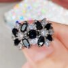 Best-Selling Floral Ring for Women - Colorful Marquise Micro-Inlaid Accessory Ring_Auragemd