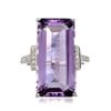 Women's Purple Simulated Topaz Zircon Engagement Ring - European-American Fashion Jewelry_Auragemd