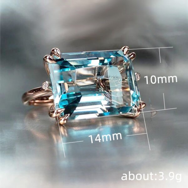 New Style - Unique and Fashionable Copper-Plated Zircon Ring for Women_Auragemd