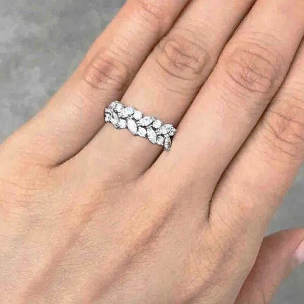 Women's High-End Wheat Ear Ring - Olive Branch Light Luxury Niche Design Minimalist Style Fashionable Personalized Index Finger Ring_Auragemd