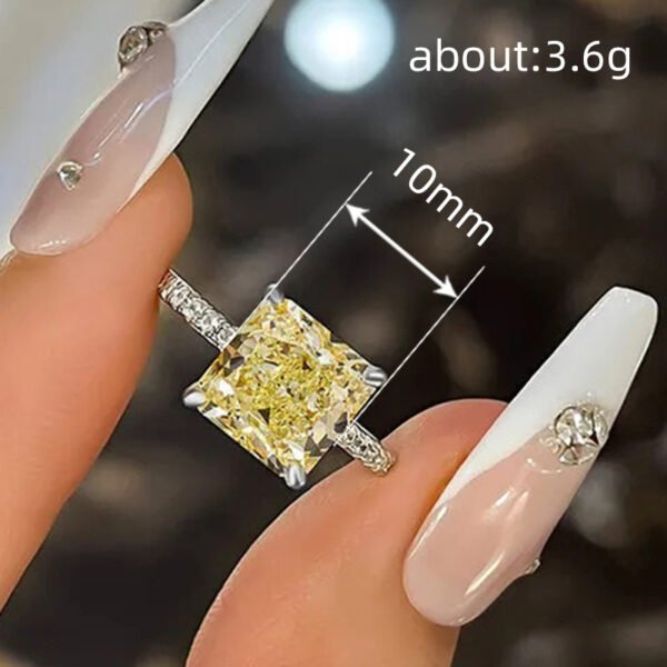 O1CN01mPae4i1myaOqSXZsv_!!2207710525023-0-cib K-Drama Heroine Style Square Sugar Ring for Women - INS Princess Style Ring Jewelry_Auragemd