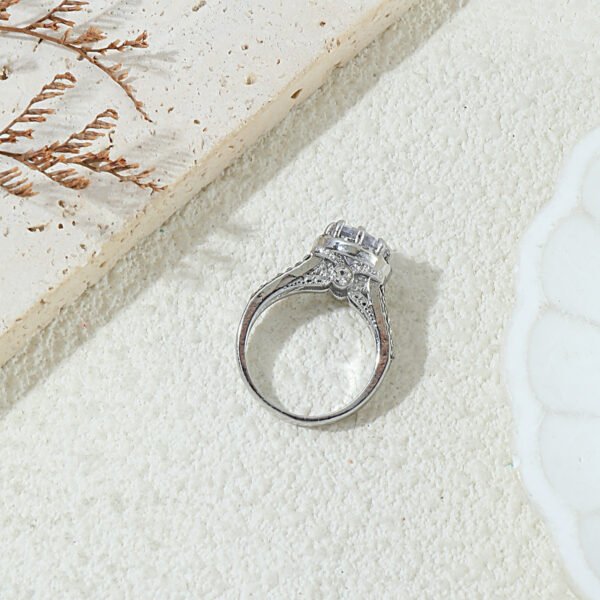 European & American Jewelry - Full-Zircon Fashionable High-End Classic Versatile Ring for Women_Auragemd