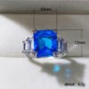 O1CN01zBtKvh1myaAflNKbM_!!2207710525023-0-cib Women's Square Aquamarine Zircon Ring - Light Luxury, High-End & Best-Selling Ring_Auragemd