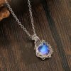Elegant And Dreamy Moonstone Necklace
