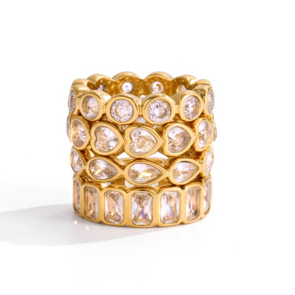 Love Titanium Steel Ring Women's Non-fading Jewelry Light Luxury