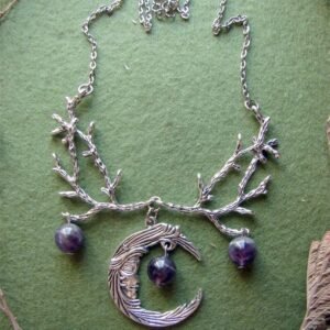 New Fashion Withered Branch Moon Necklace For Women