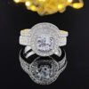 Round New Full Selection Combined Ring Ring Set