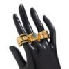 European And American Retro Micro-inlaid Wide Face Ring Set For Women